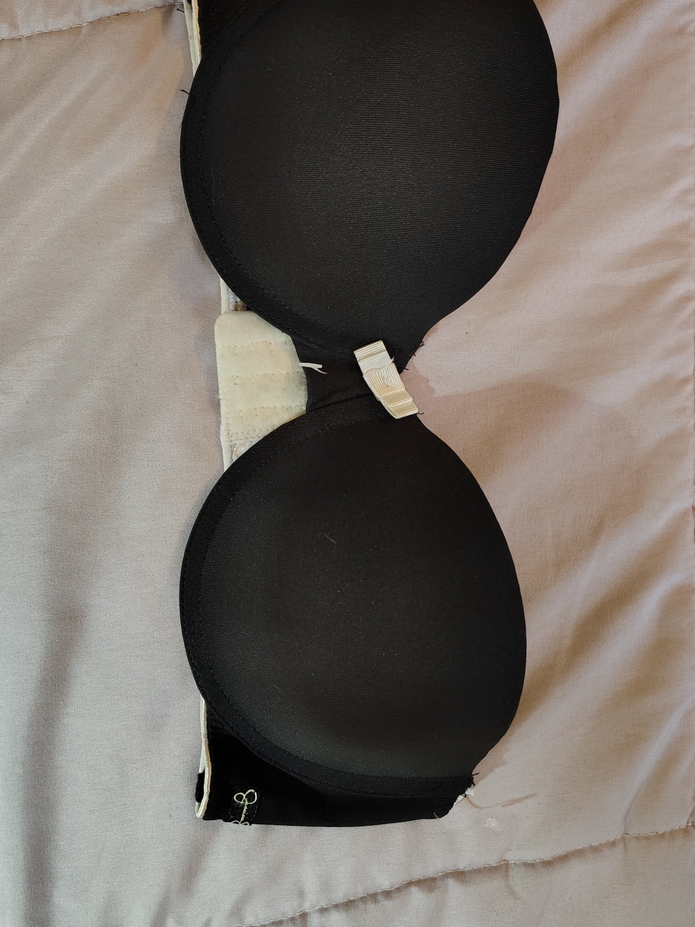 Jessica Simpson Black Strapless Push-Up Bra with Removable Straps